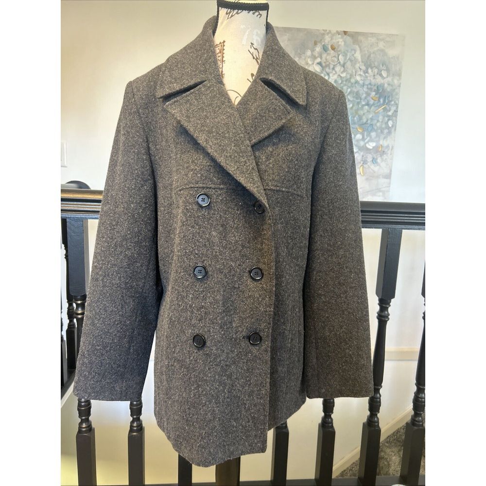 Outbrook Woman Double Button Peacoat Jacket Coat  Lg‎ 12/14